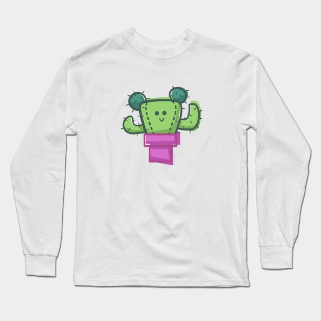 Cactus Family - Teen Girl Long Sleeve T-Shirt by Studio Mootant